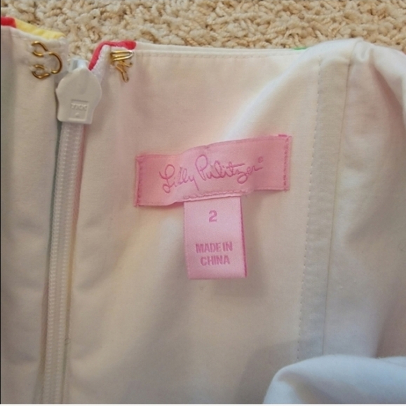 Lilly Pulitzer Lavin Halter Dress Floral Size 2 - Picture 10 of 13